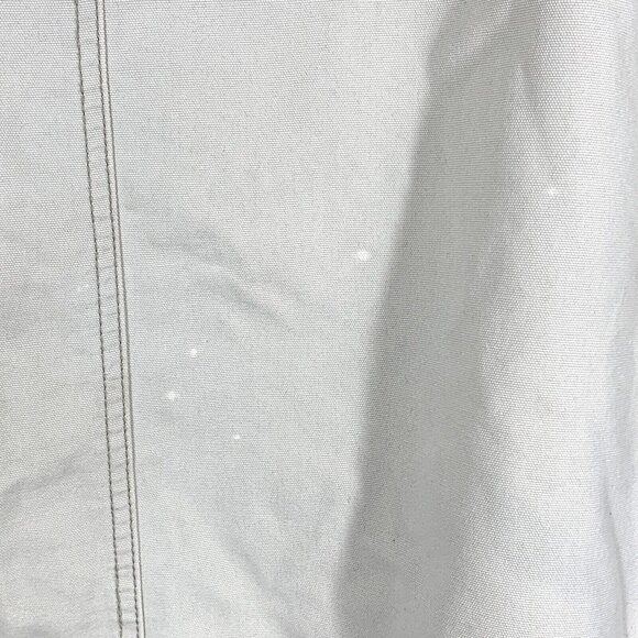 Wrangler Hero Men’s L Sherpa Lined Canvas Khaki Jacket Coat Distressed - Picture 13 of 16